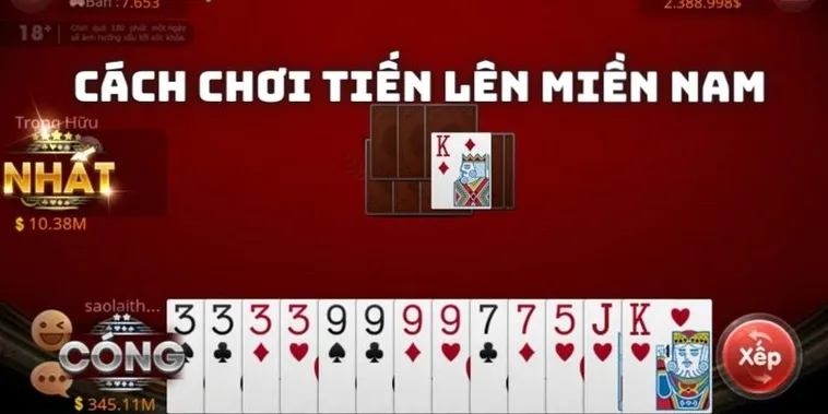 8 Mẹo Hay Chơi Tiến Lên Miền Nam SV368 Thắng Lớn